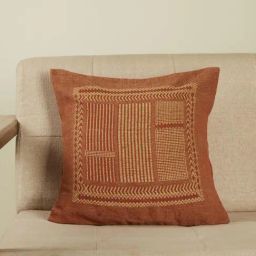 Fabindia Brick 60 TC 476 GSM Chattai Viscose Cushion Cover-image-32