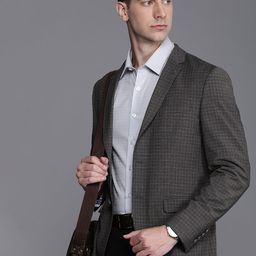 Louis Philippe Men Slim Fit Single-Breasted Blazer-picture-11