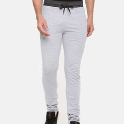 Bareblow Grey Melange Slim Fit Track Pants-image-55
