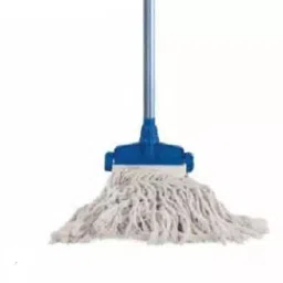 Cello Red Clip & Fit Cut- End Cotton Mop With 1.52 m (5 Feet) Rod 8901372116974-40