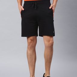 HRX by Hrithik Roshan Men Black Solid Regular Fit Sports Shorts-16