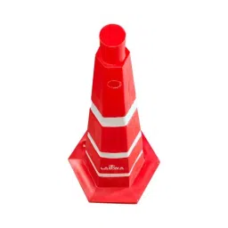 LADWA 1000 mm Heavy Base Traffic Safety Cone with 3 Reflective Stickers image 4