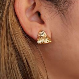 PRIVIU Triangular Studs Earrings image 3