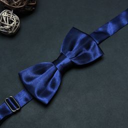 PELUCHE Men Blue Solid Bow Tie-image-37