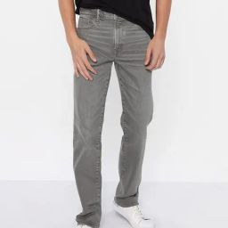 American Eagle Outfitters Grey Cotton Regular Fit Jeans-image-51