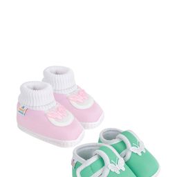 NESKA MODA Pink Cotton Booties-image-79