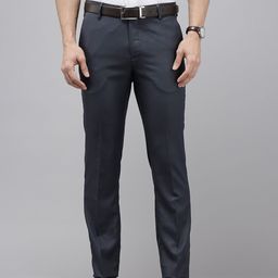 Arrow Men Textured Hudson Tailored Fit Formal Trousers-image-17