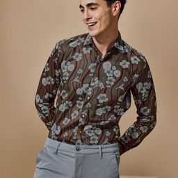 Stori Floral Printed Casual Shirt-image-39