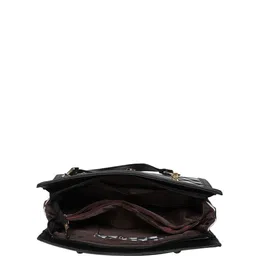 MINI WESST Checked Structured Tote Bag with Applique image 5