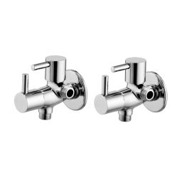 CLINTON Turbo 2 in 1 Angle Wall Faucet with Wall Flange for Kitchen (Pack of 2)-image-78