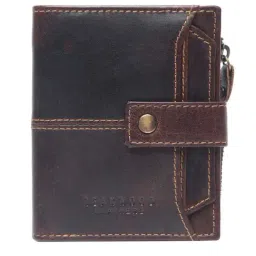 Teakwood Leathers Brown Casual Leather Bi-Fold Wallet for Men-image-55