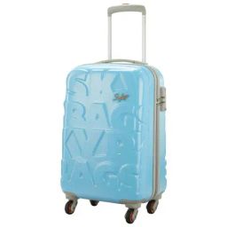 Skybags Ramp Nxt Blue Textured Hard Cabin Trolley Bag - 36 cm-45