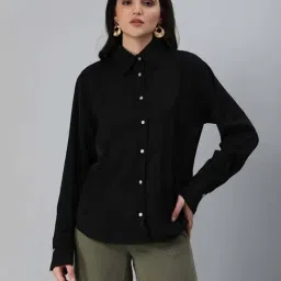 London Rag Black Regular Fit Shirt-image-66