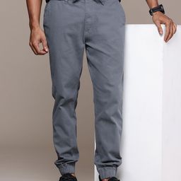WROGN Men Slim Fit Joggers-image-21