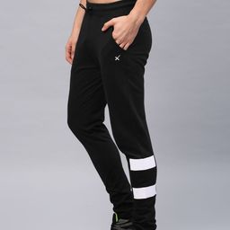 HRX Active by Hrithik Roshan Black Knitted Track Pants-image-25
