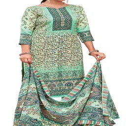DRAVINAM Trends Printed Pashmina Unstitched Dress Material-image-58