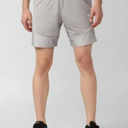 Reebok Grey Regular Fit Texture Training Sports Shorts-picture-11