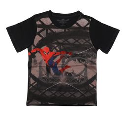 Marvel by Wear Your Mind Boys Black Printed Round Neck T-shirt-picture-31