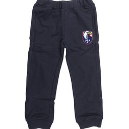 Wear Your Mind Kids Navy Blue Solid Straight Fit Joggers-image-65