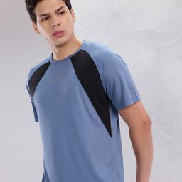 HRX by Hrithik Roshan Colourblock Rapid-Dry Training T-shirt-image-22