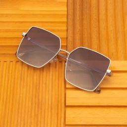 Ted Smith Grey Square Polarized Unisex Sunglasses-picture-20
