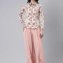 SHOWOFF Peach Printed Co-ord Set-picture-25