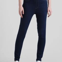 Only Dark Blue Blended Skinny Fit Jeggings-picture-3