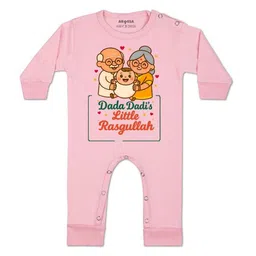 Arvesa Kids-Unisex Pink Cotton Rompers-picture-39