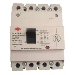 HPL 63A 10kA 4 Pole MCCB TAB 1 (Adjustable Thermal & Fixed Magnetic Type) TAB160LX063AC4P image 2
