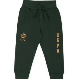 U.S. Polo Assn. Kids Green Solid Joggers-picture-28