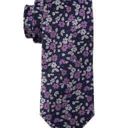 The Tie Hub Men Printed Silk Skinny Tie-image-99