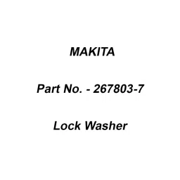 Makita Lock Washer for DF010D, Part No 267803-7-30