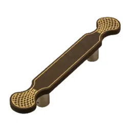 DECORE 118 450 mm Aluminium Brown and Gold Finish Door Pull Handle-image-92