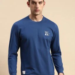SHOWOFF Indigo Slim Fit Sweatshirt-image-127
