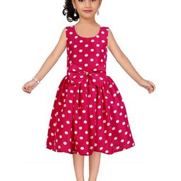 Wish little Girls Polka Dot A-Line Casual Dress-image-98