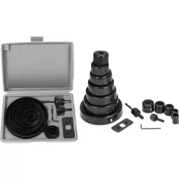 FLAMINGO ENTERPRISE Wood Hole Saw Cutting Set Specialty Woodworking Bits Set, FM-190 (Set of 16 Pcs)-image-29
