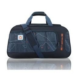 Uppercase Topo Blue Printed Medium Duffle Bag-image-94