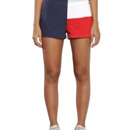 Tommy Hilfiger Cobalt Sapphire Colour-Block Regular fit Shorts-image-79