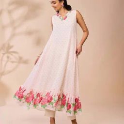 Daali Pink Regular Fit Printed Kurtas-picture-14