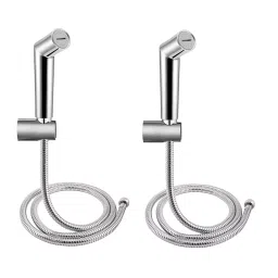 ALTURAS Axis Stainless Steel, Plastic, Rubber Chrome Health Faucets 1.5 m (Pack of 2)-60