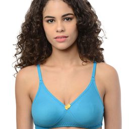 Leading Lady Turquoise Blue Full-Coverage T-shirt Bra-image-40