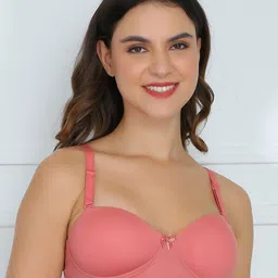 DressBerry Lightly Padded Wire Free Balconette Bra With All Day Comfort-picture-46