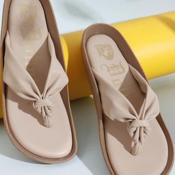 Dollphin Women T-Strap Flats With Laser Cuts-image-47