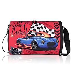 Echo Boomers Racing Car Red Duffel Bag - Speed into Adventure with Off-Road Excitement-image-30