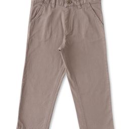JusCubs Cotton Full Length  Solid Trousers - Beige-image-42