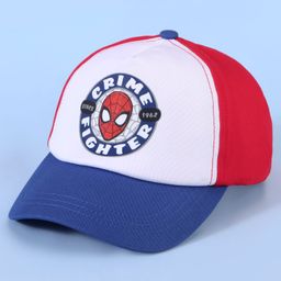 Pine Kids Cotton Blend Baseball Caps with Spider Man Print Red - Diameter 27.5 cm-image-90