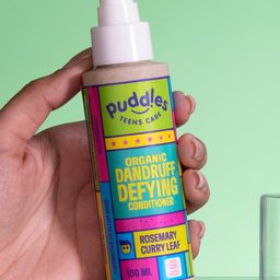 Puddles Teens Care Organic Dandruff Defying Hair Conditioner 11+ yrs - pH Balanced, Curry Leaf & Rosemary - 100 ml-13