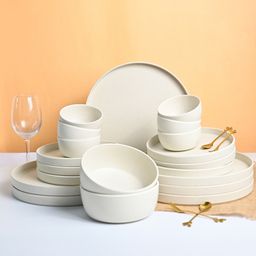 Von Casa Minto Cream Sparkle Dinner Set-image-51
