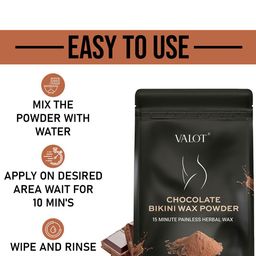 VALOT Chocolate Bikini Wax Powder - 120 g image 3