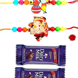 VR Creatives Set Of 4 Rakhi Gift Set-picture-28